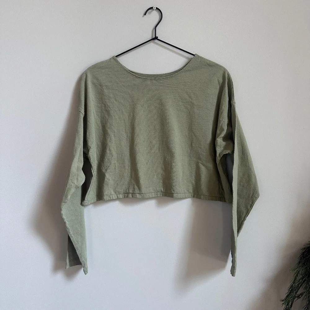 Jesse Kamm Baja Top in Shrub Green